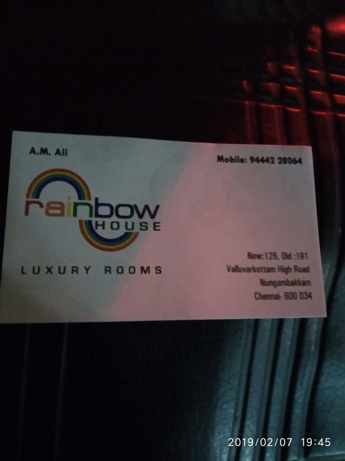 Rainbow House Luxury Rooms Chennai Exterior photo